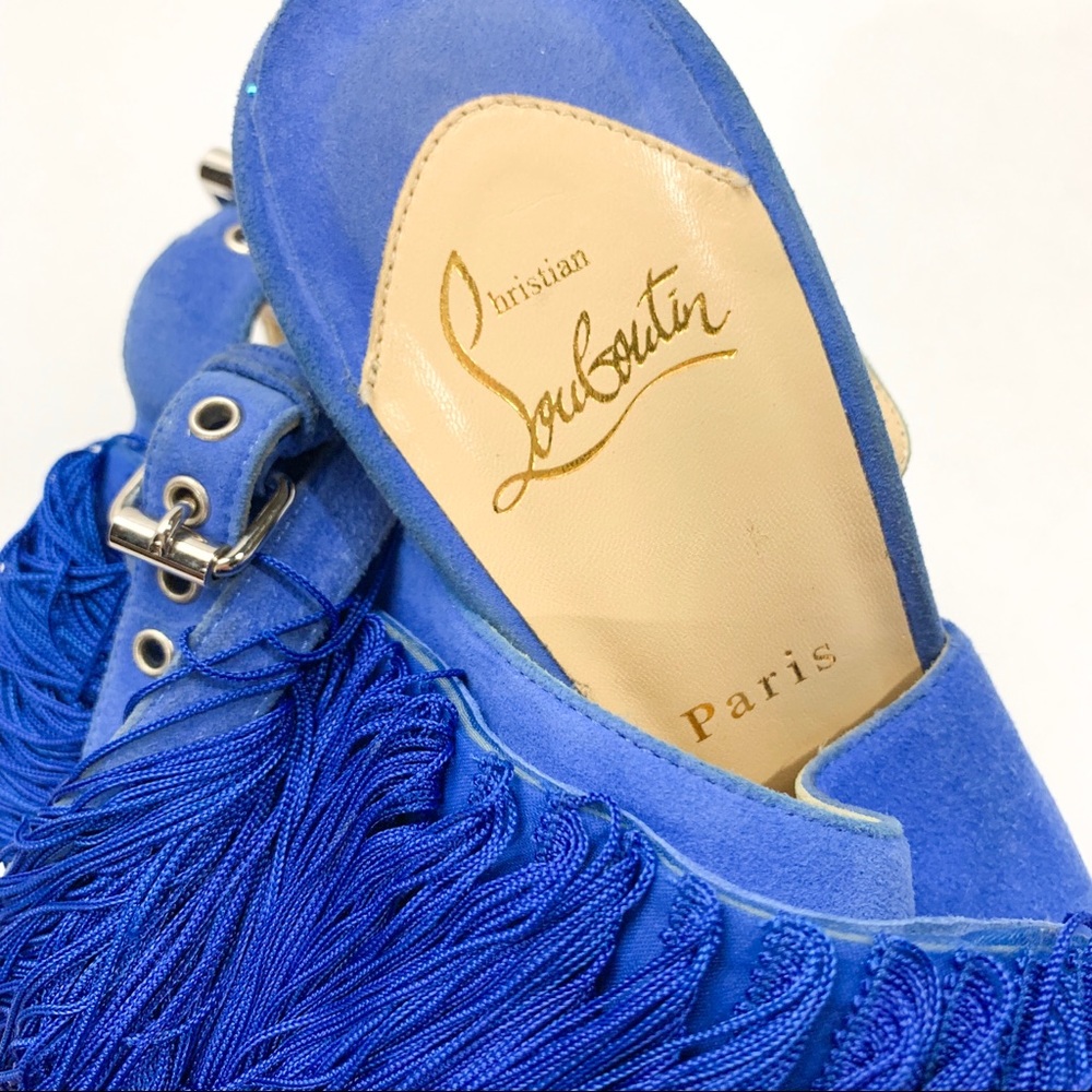 Louboutin | Platform Fringe Pumps - Picture 7 of 8